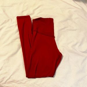 Aerie Play legginings red medium